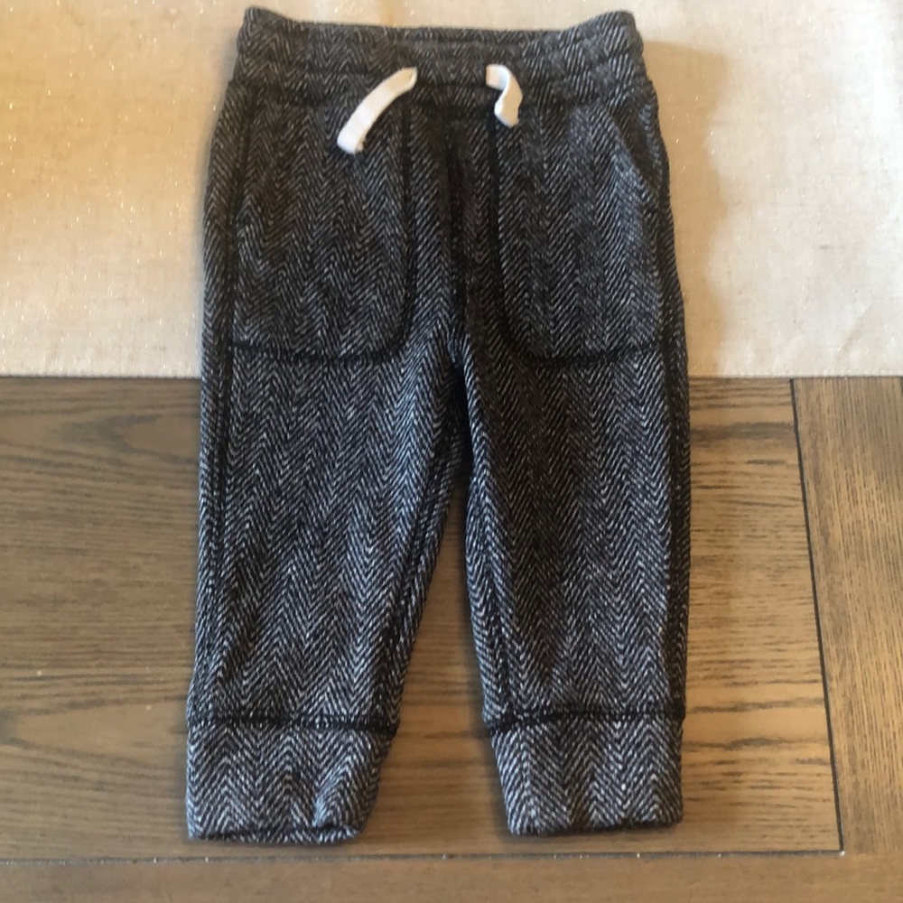 Baby Gap 12-18m marled fleece joggers euc ❤️ - Picture 1 of 7